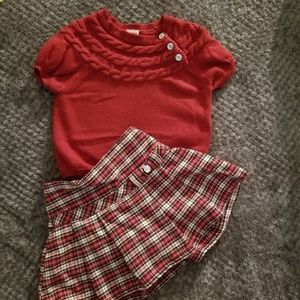 Sweater skirt set